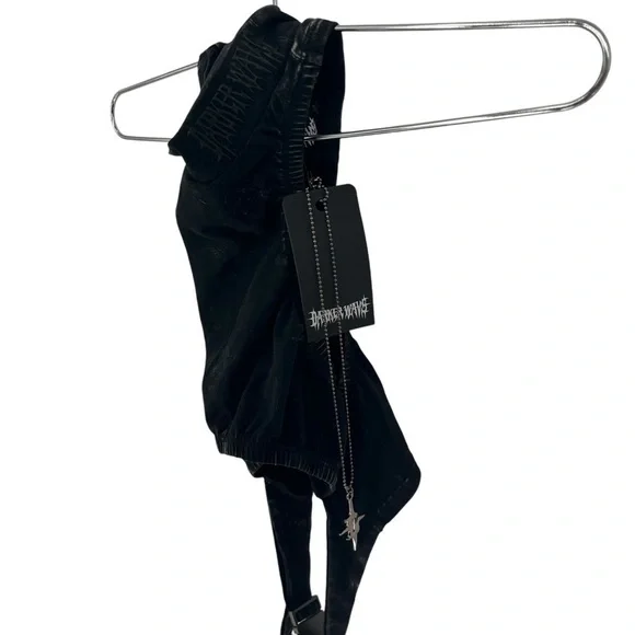 NWT Darker Wavs Acid Wash Crop Top - Picture 4 of 10